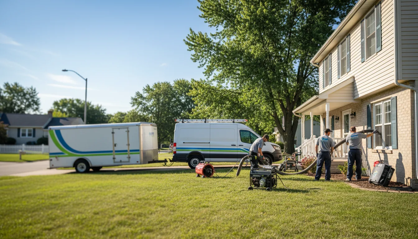 Flooded Basement Restoration And Cleanup With Repair in North Collins, NY near me